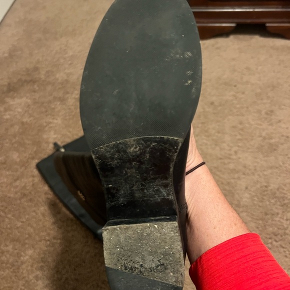 Tory Burch Black Riding Boots Sz 7.5 - Picture 8 of 8